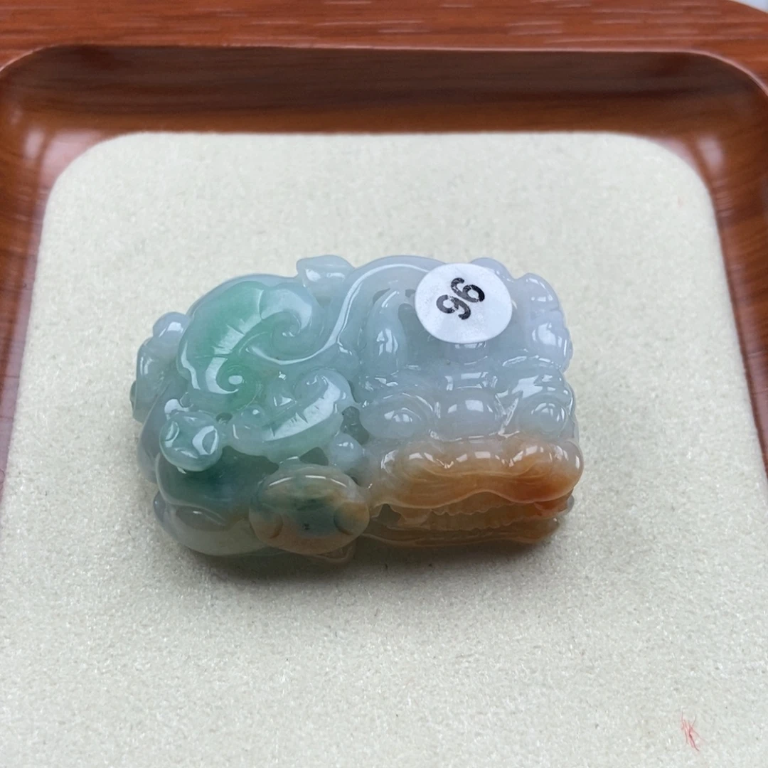 吊坠(赠链)未镶嵌翡翠霸王貔貅吊坠
