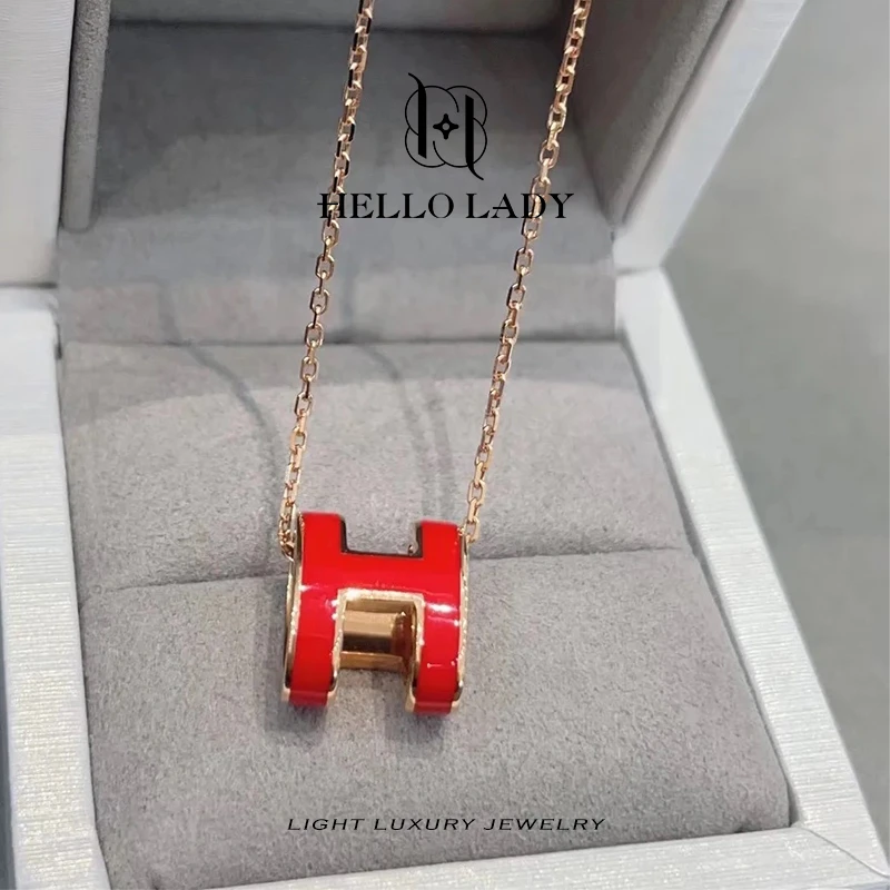 【V金版本】精工CNC 红色H项链大号1468