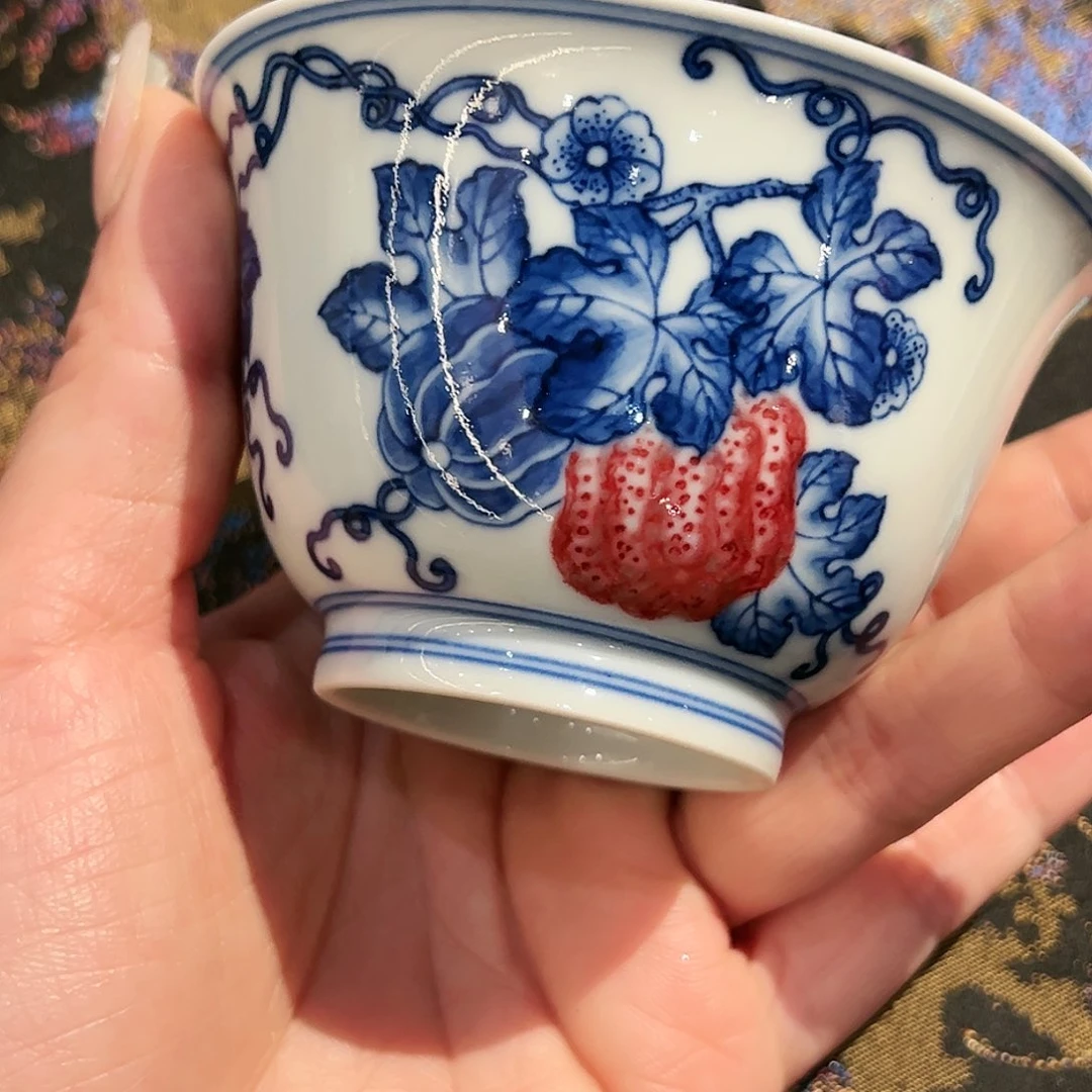 微瑕臻玉古坊原矿孔雀石釉里红