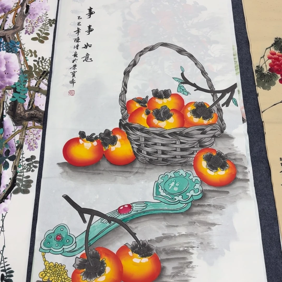 用***3国画140×70画画画