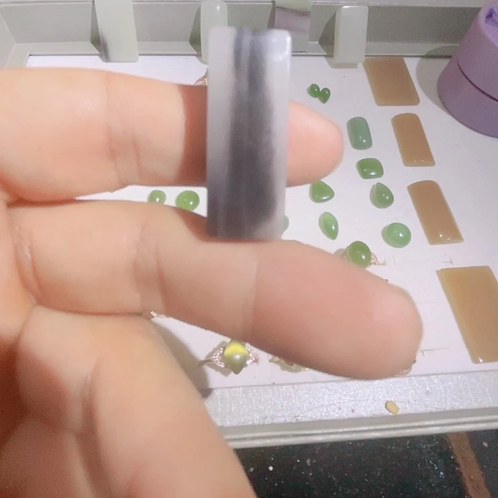 和田玉（翠青玉）未镶嵌吊坠(不含链)