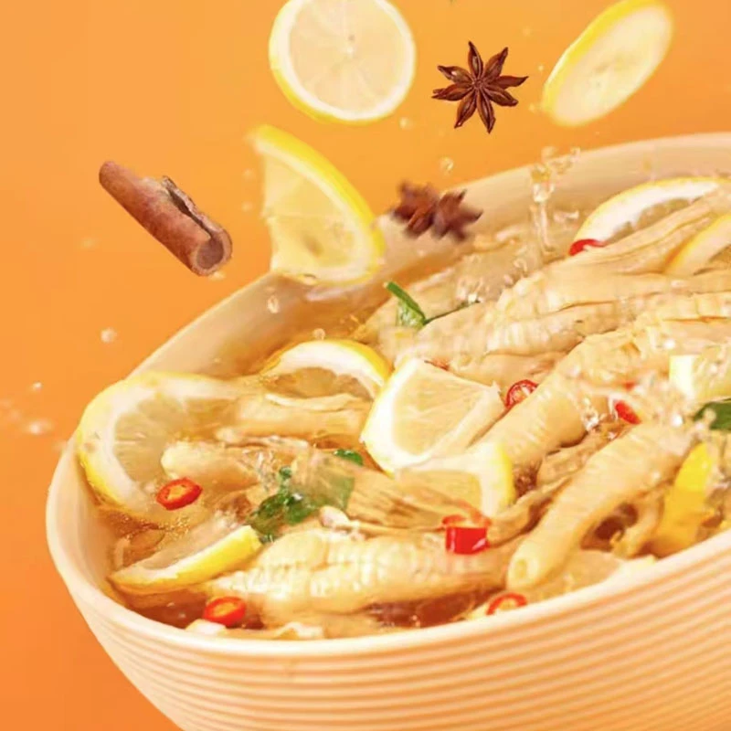 【至2025-2-13】【冻品】酸辣柠檬味去骨凤爪（固形物≥60%）250g*4包