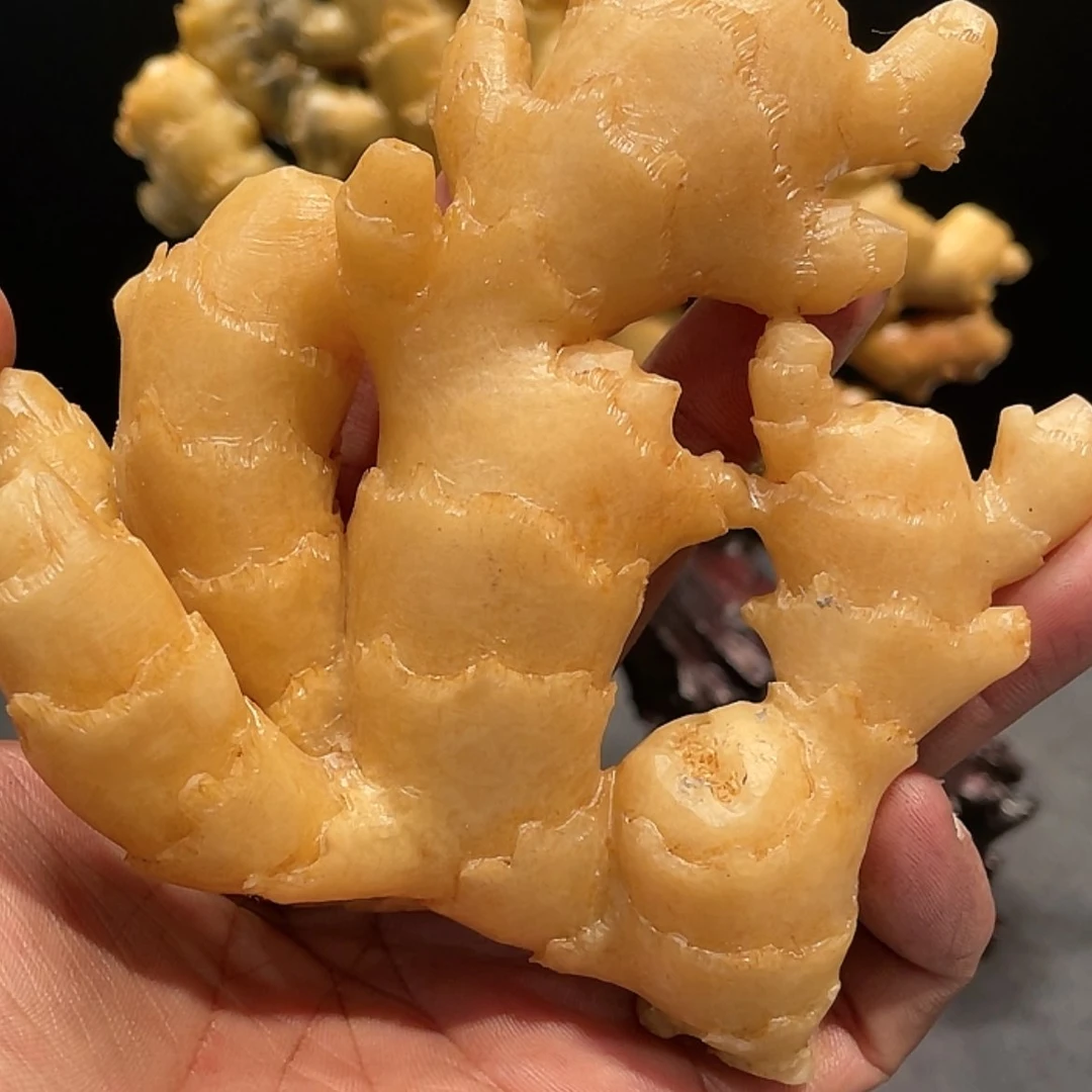 【闪购商品】寿山石茂****文生姜摆件工艺品