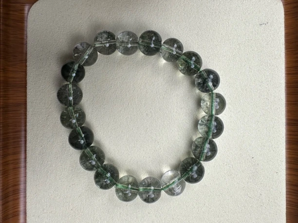 绿幽灵天然水晶手链S007