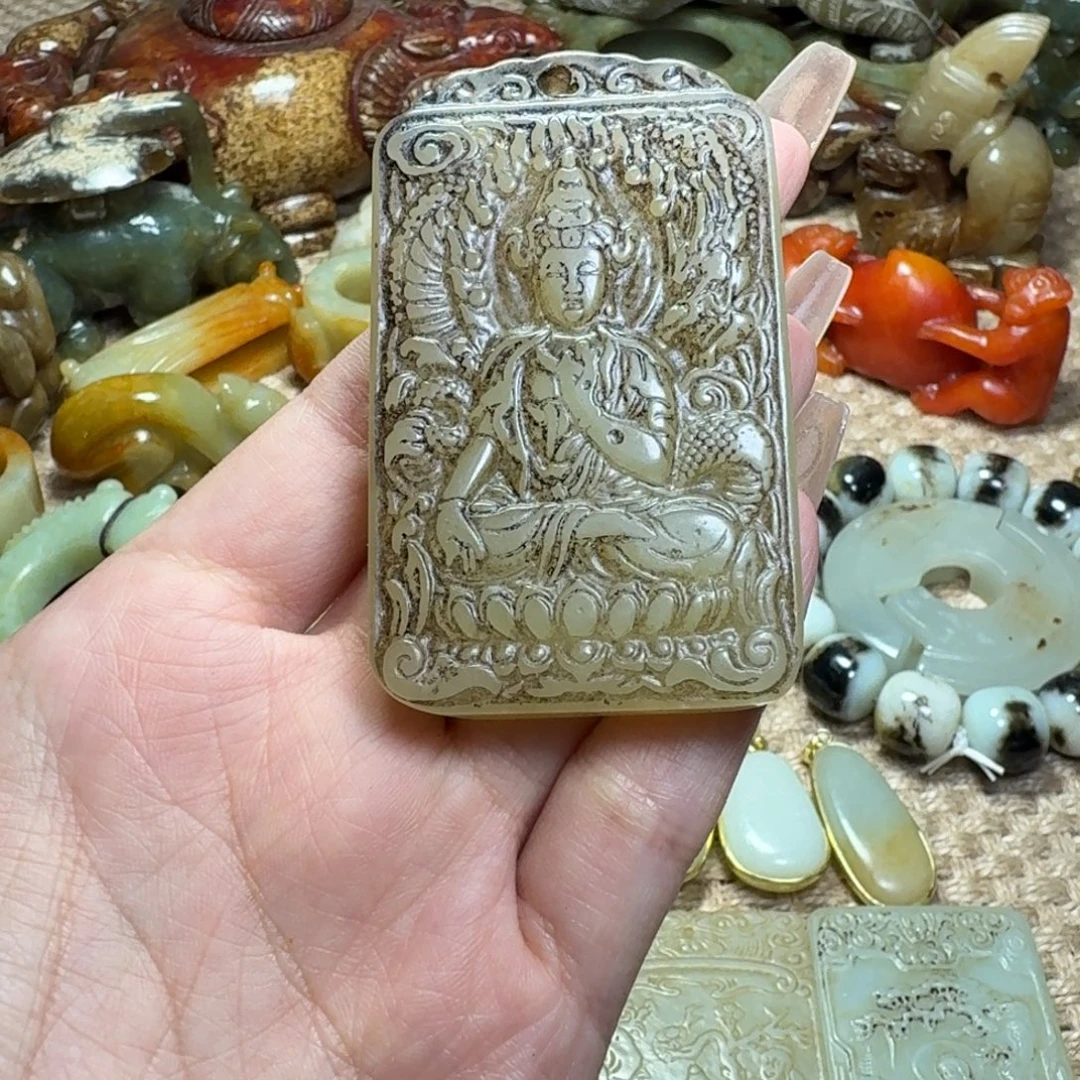 吊坠白玉菩提挂件