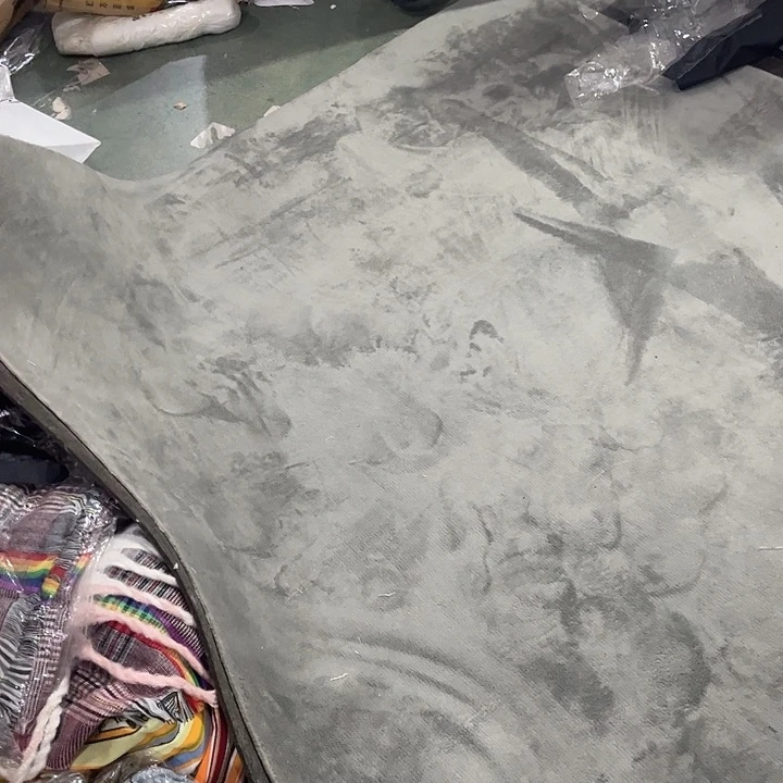 地垫。绒颜色部分（深色。    150*200微瑕