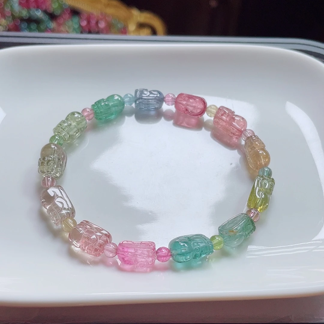 碧玺手链未镶嵌碧玺手链