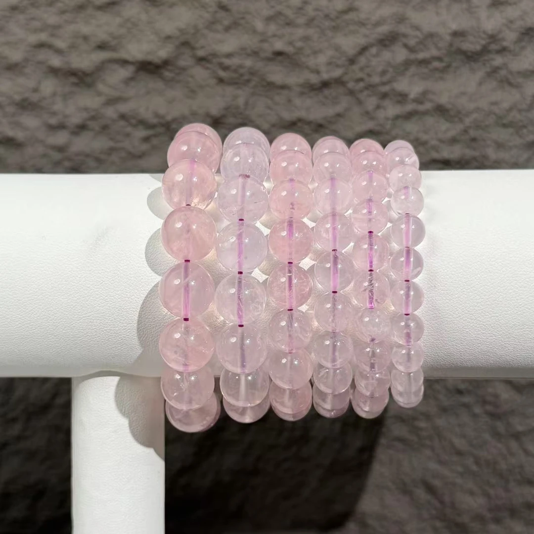 天然果冻体紫莫粉水晶H333手链手串女款时尚紫色梦幻多样性发其一