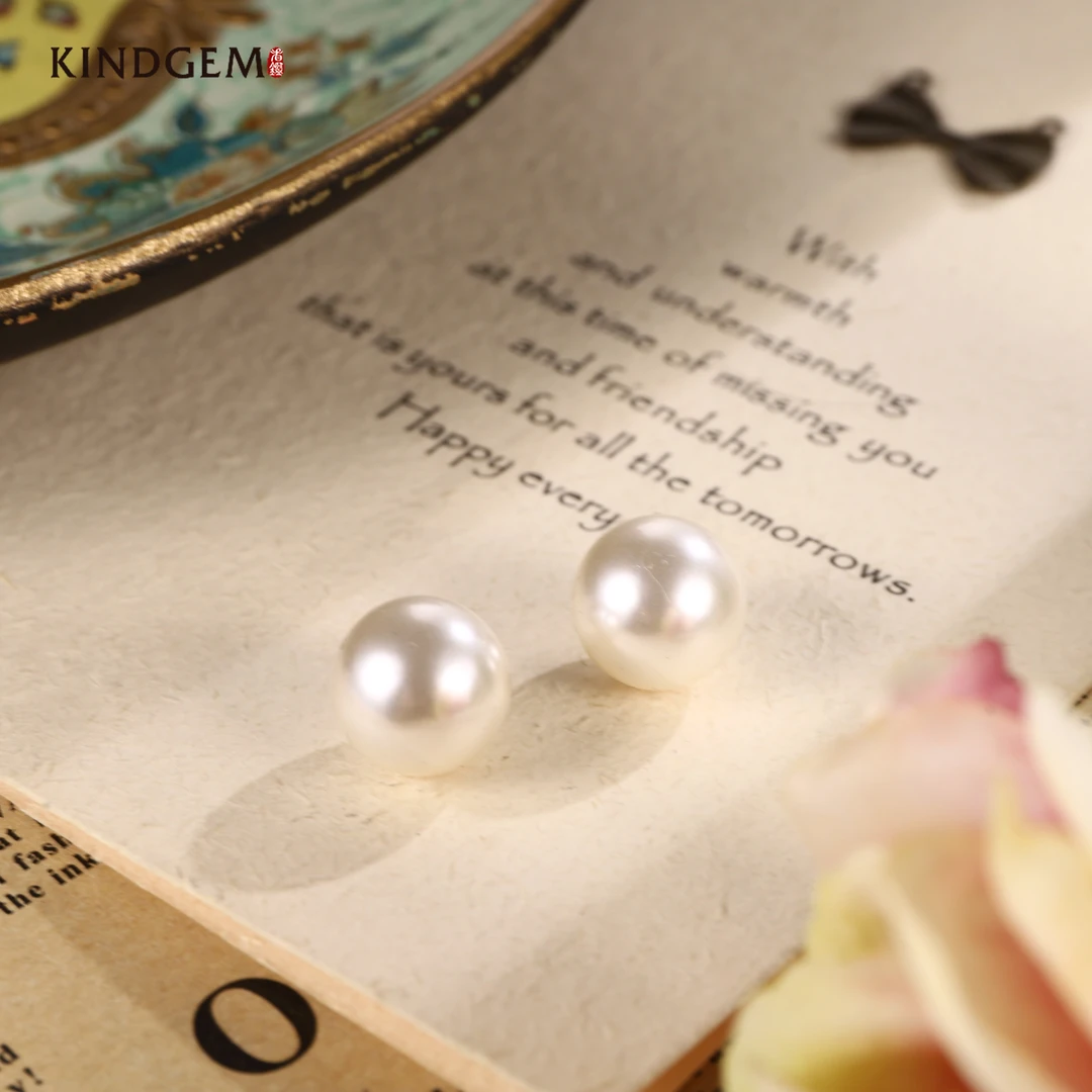 铜合金仿珍珠耳饰 【RUCHINE】美·珠珠耳帽耳饰 AC15XAPS-01242