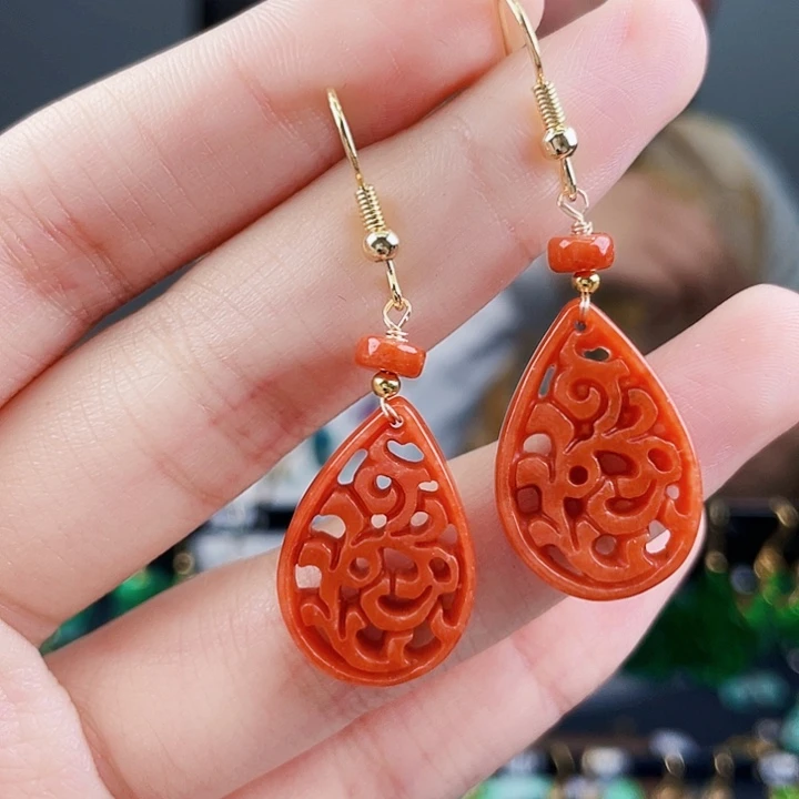 翡翠耳饰未镶嵌饰品