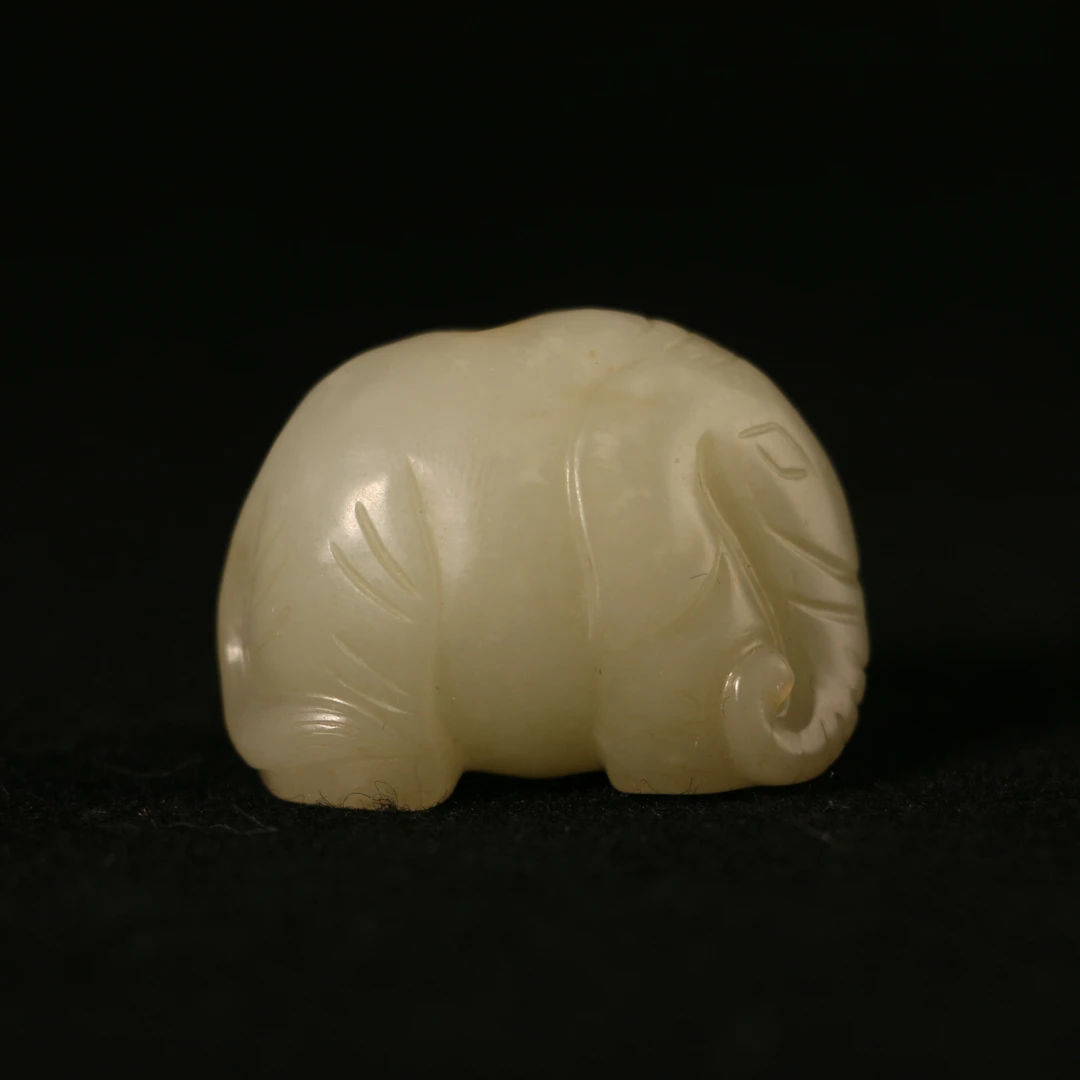 2YQ5  清  和田玉太平有象挂件