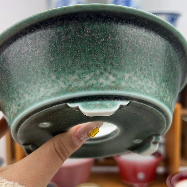 红陶赵手工制作盆