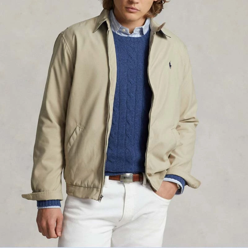 POLO RALPH LAUREN拉夫劳伦翻领防风休闲老钱风夹克外套710548506