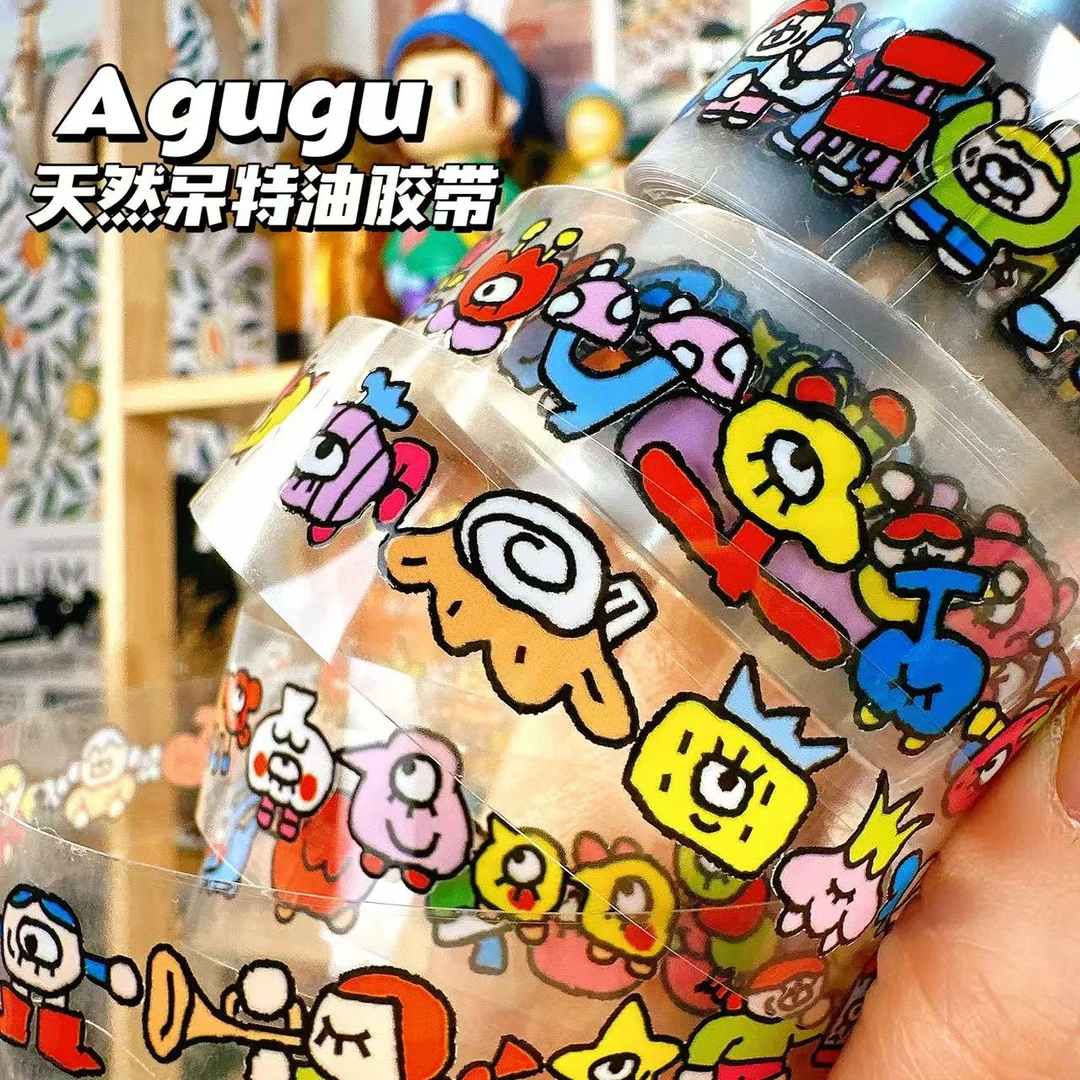 【玛丽推荐】AGUGU天然呆系列特油手账胶带