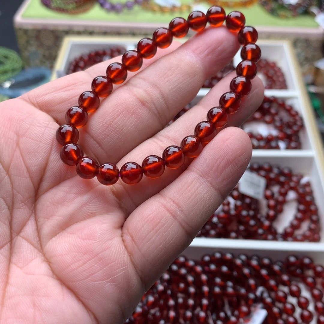未镶嵌石榴石手串7.3