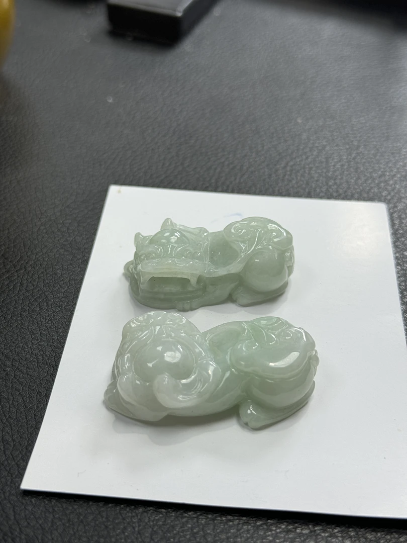 天然缅甸A货翡翠小摆件貔貅（多样性发一件）