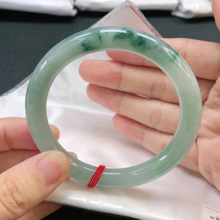 未镶嵌手镯翡翠缅甸圆56