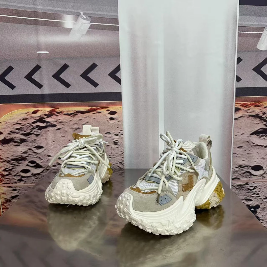 0022新款春夏2025爆款单里高级感时尚精品老爹鞋厚百搭众ins