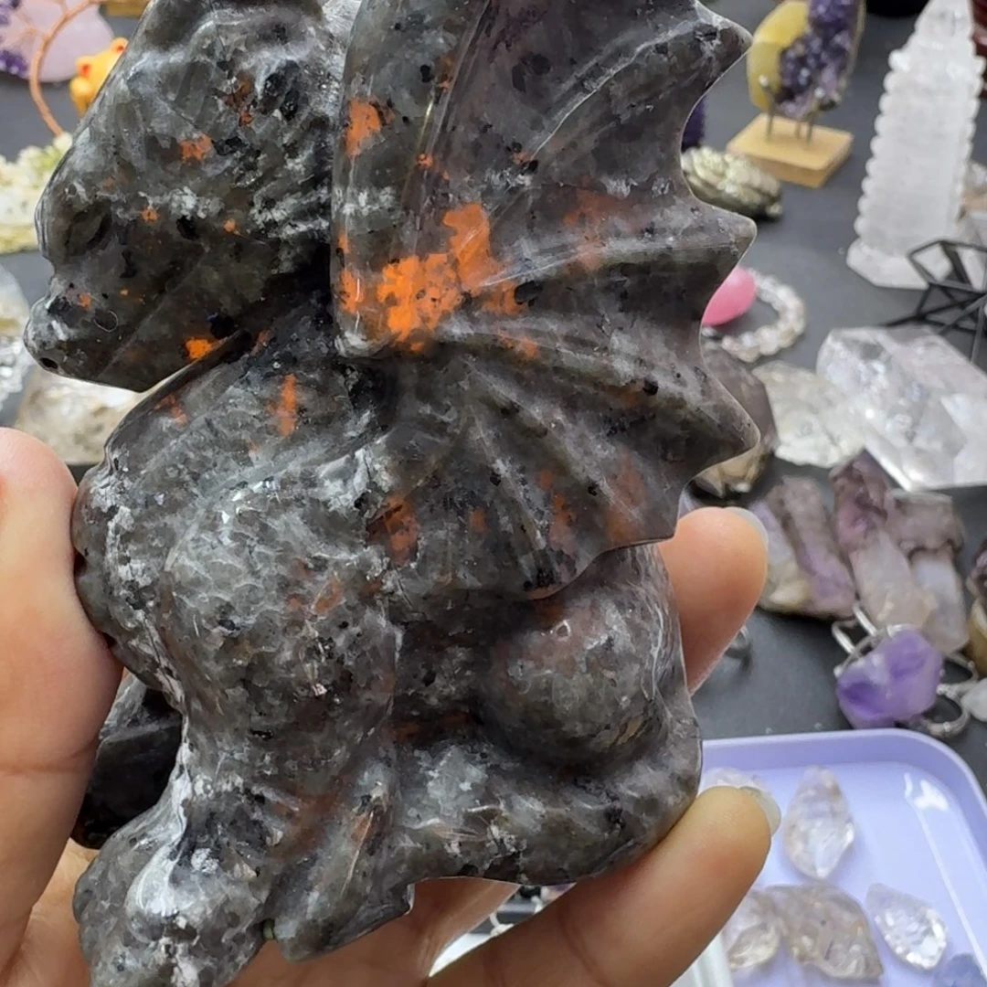 石材火焰石飞龙的故事