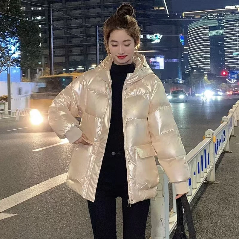2009 S2 L1羽绒服女短款2024年新款爆款小款时尚亮面修身