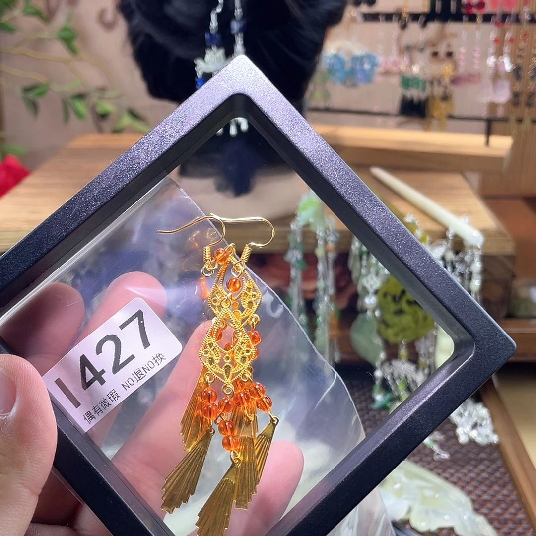 嫣***然未镶嵌蛇纹石玉发饰