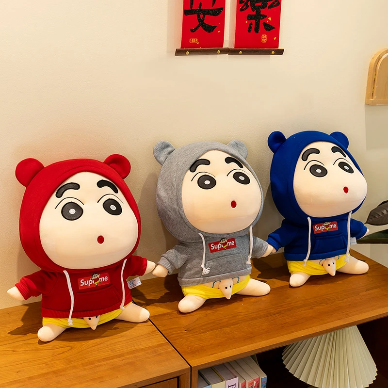 蜡笔小新毛绒玩具公仔儿童睡觉抱枕布娃娃搞怪卡通玩偶女生日礼物