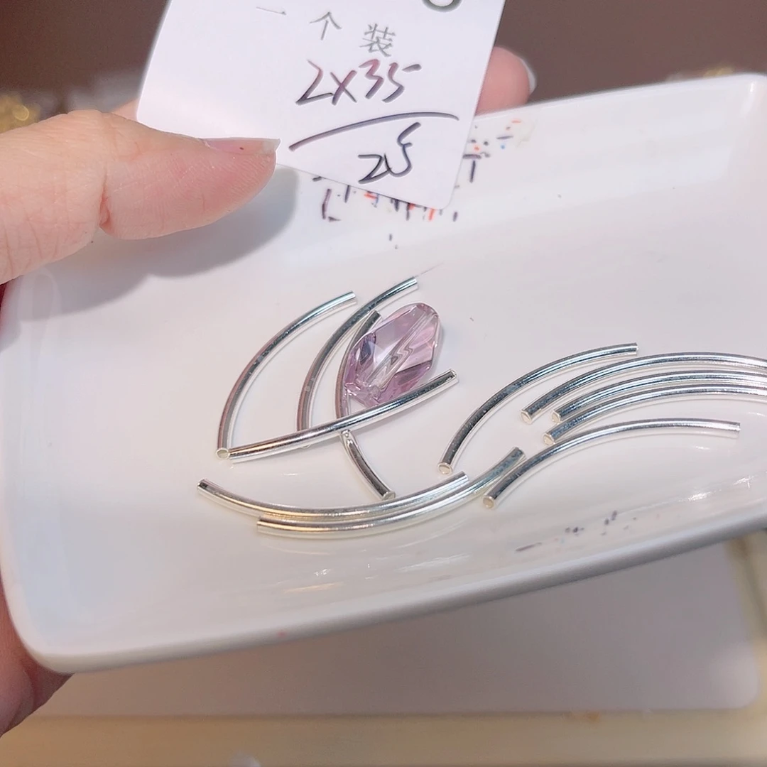 水晶珠宝半成品银S925镶嵌136