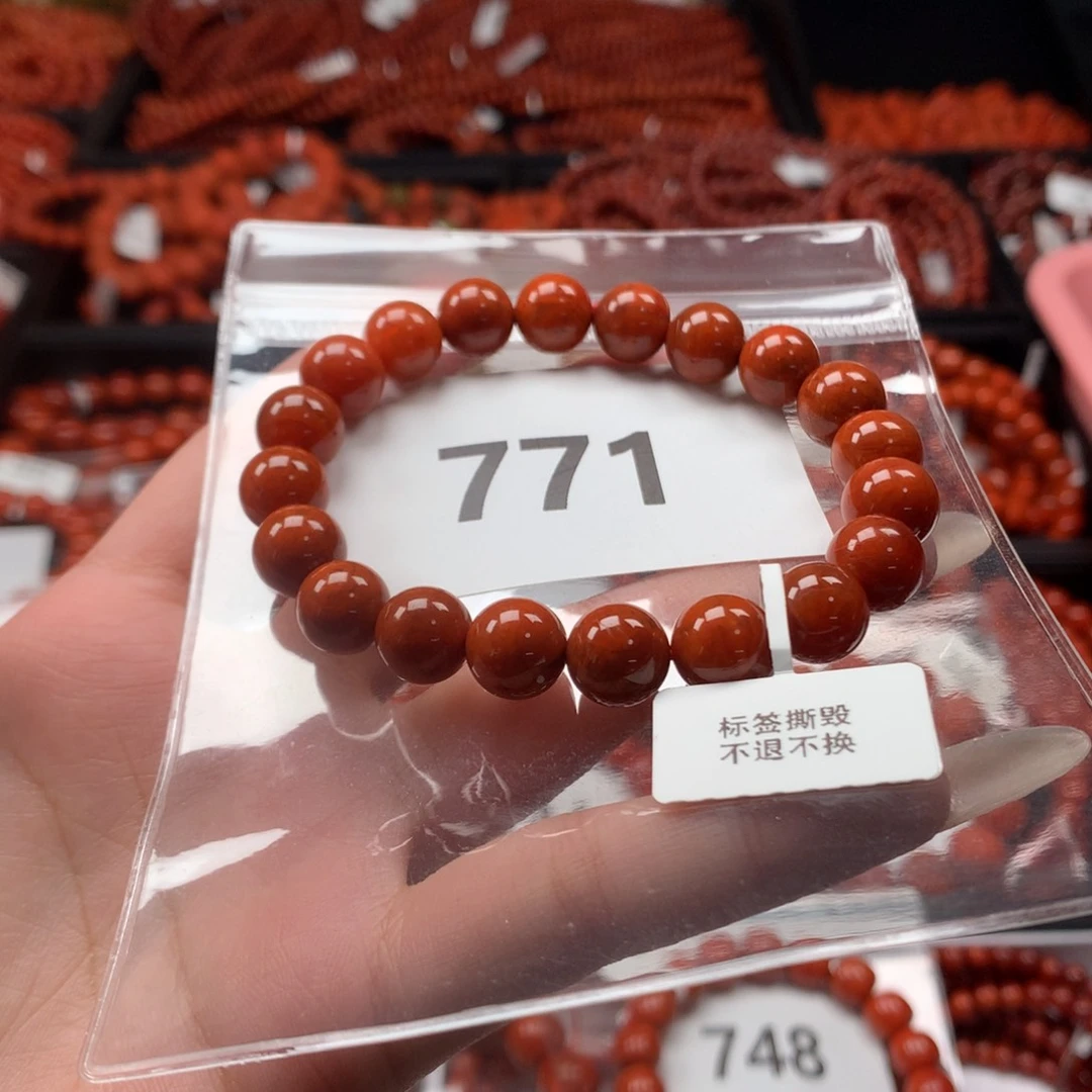 南红玛瑙手串未镶嵌10.1mm