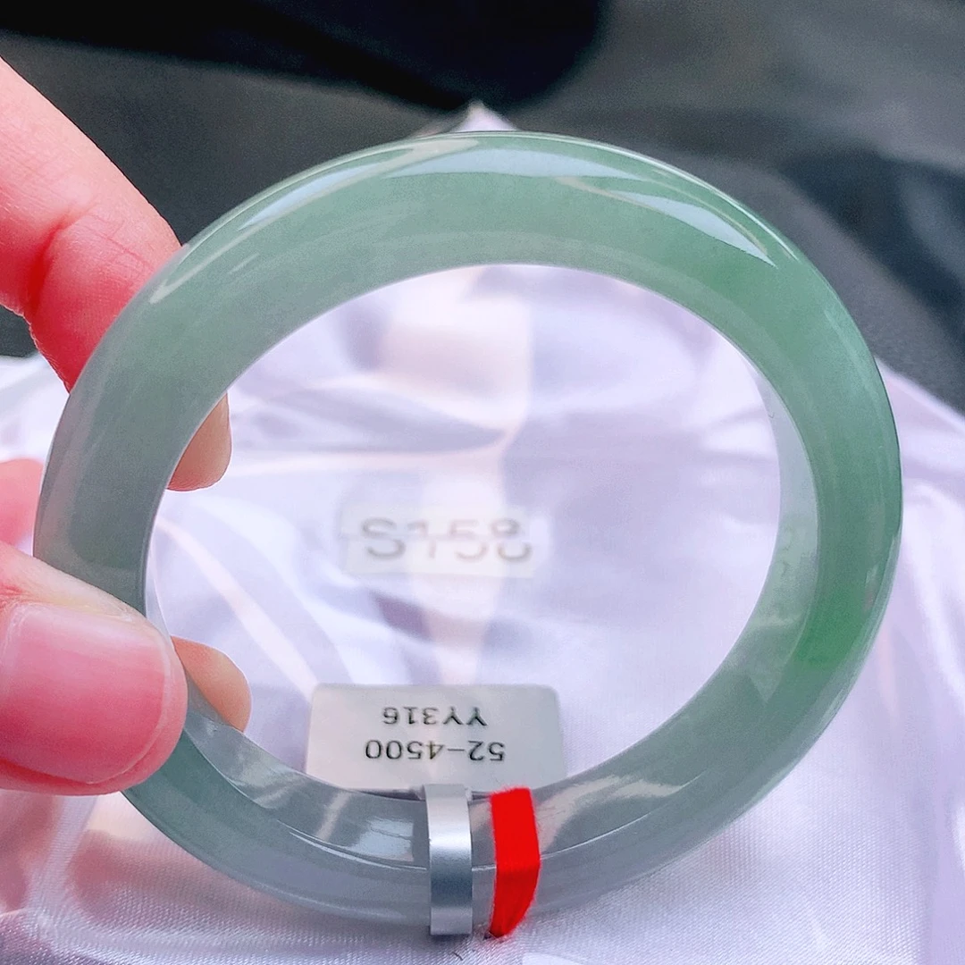 翡翠未镶嵌手镯缅甸天然a货翡翠手镯