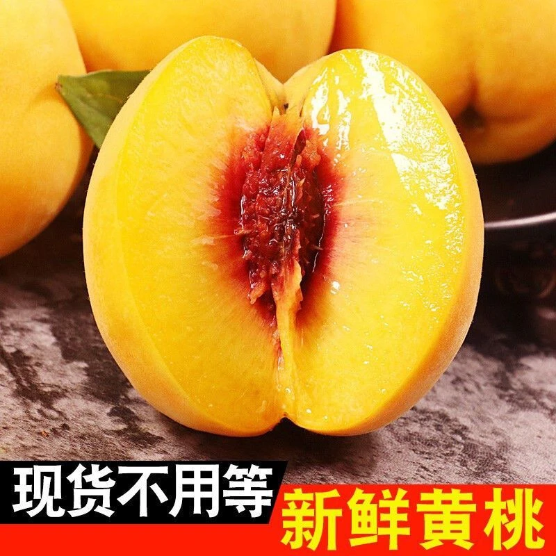 正宗炎陵黄桃湖南特产当季新鲜高山大果红心锦绣爆甜现摘黄桃