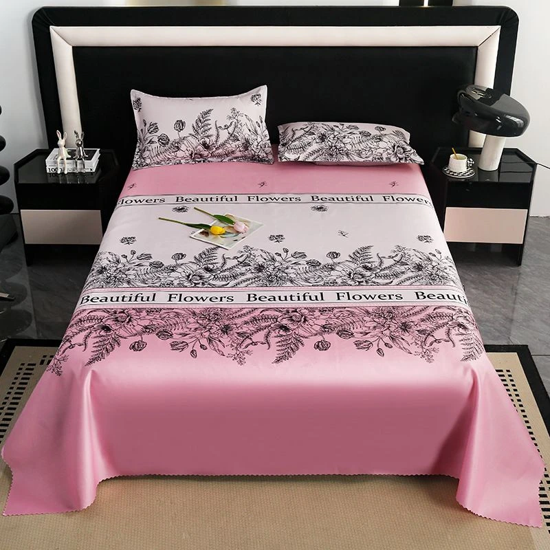 轻奢精品 ！巴黎设计师款夏季冰丝凉席三件套2米3*2米5