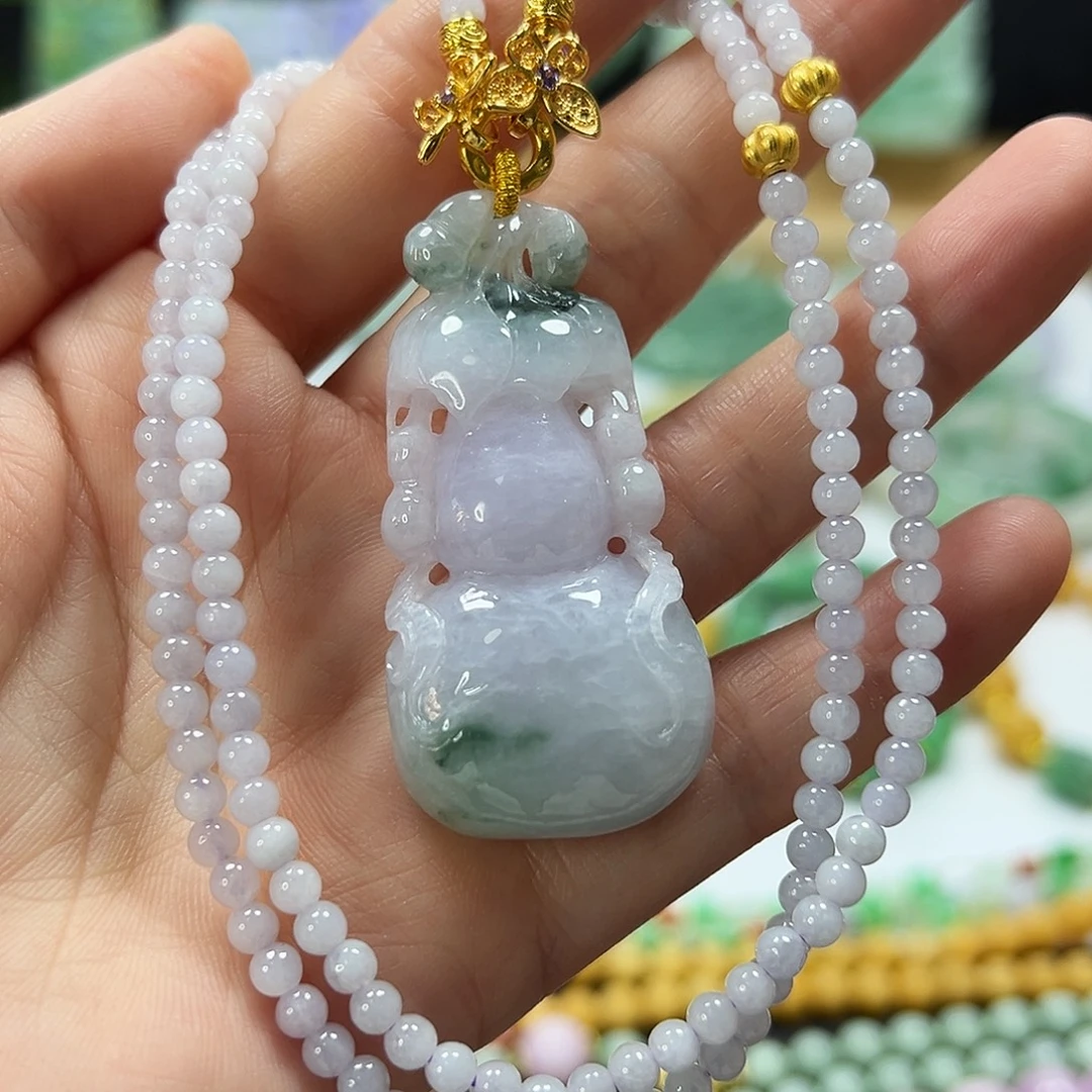 翡翠未镶嵌颈饰吊坠