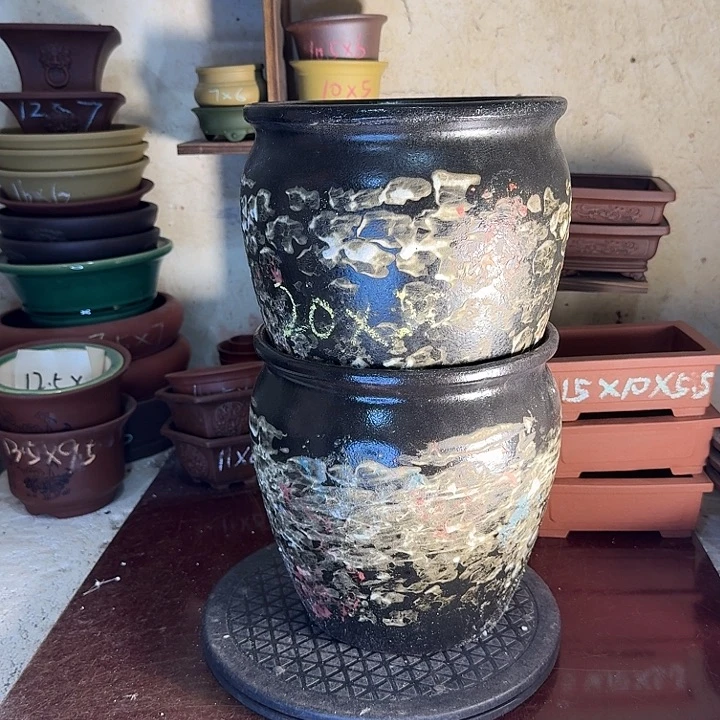 宜兴紫砂花盆手工制作
