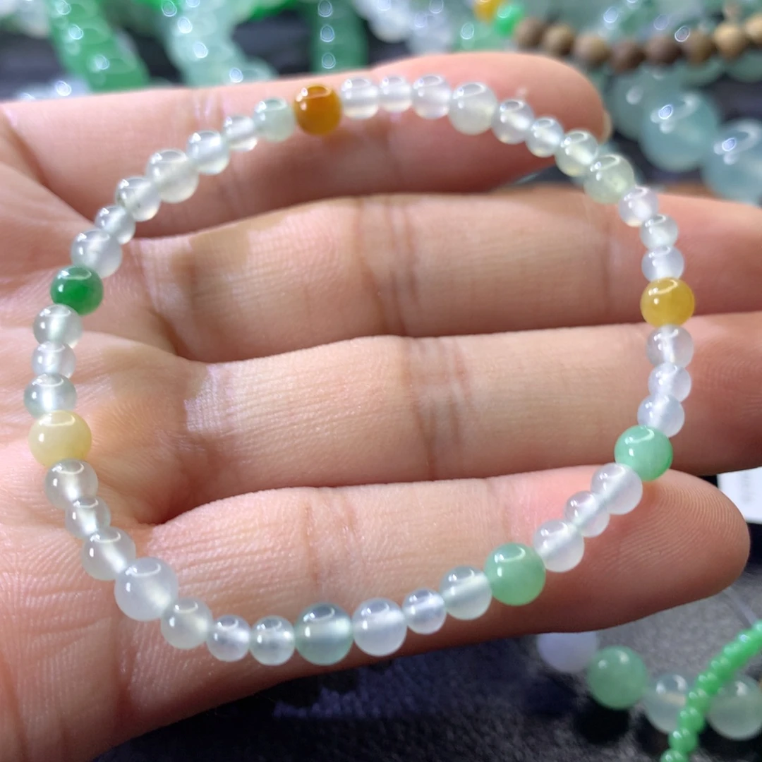 未镶嵌手链翡翠翡翠