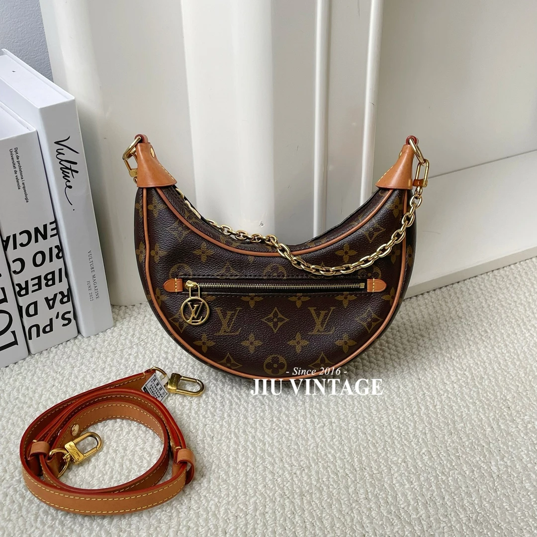 99新 LouisVuitton/路易威登 老花loop豌豆包 CJM12-2361二手包