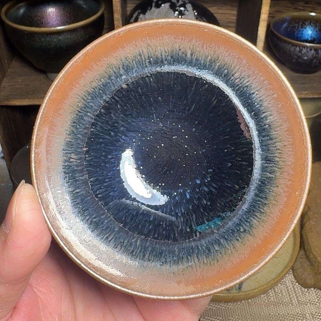 茶盏建窑建盏龙窑柴烧