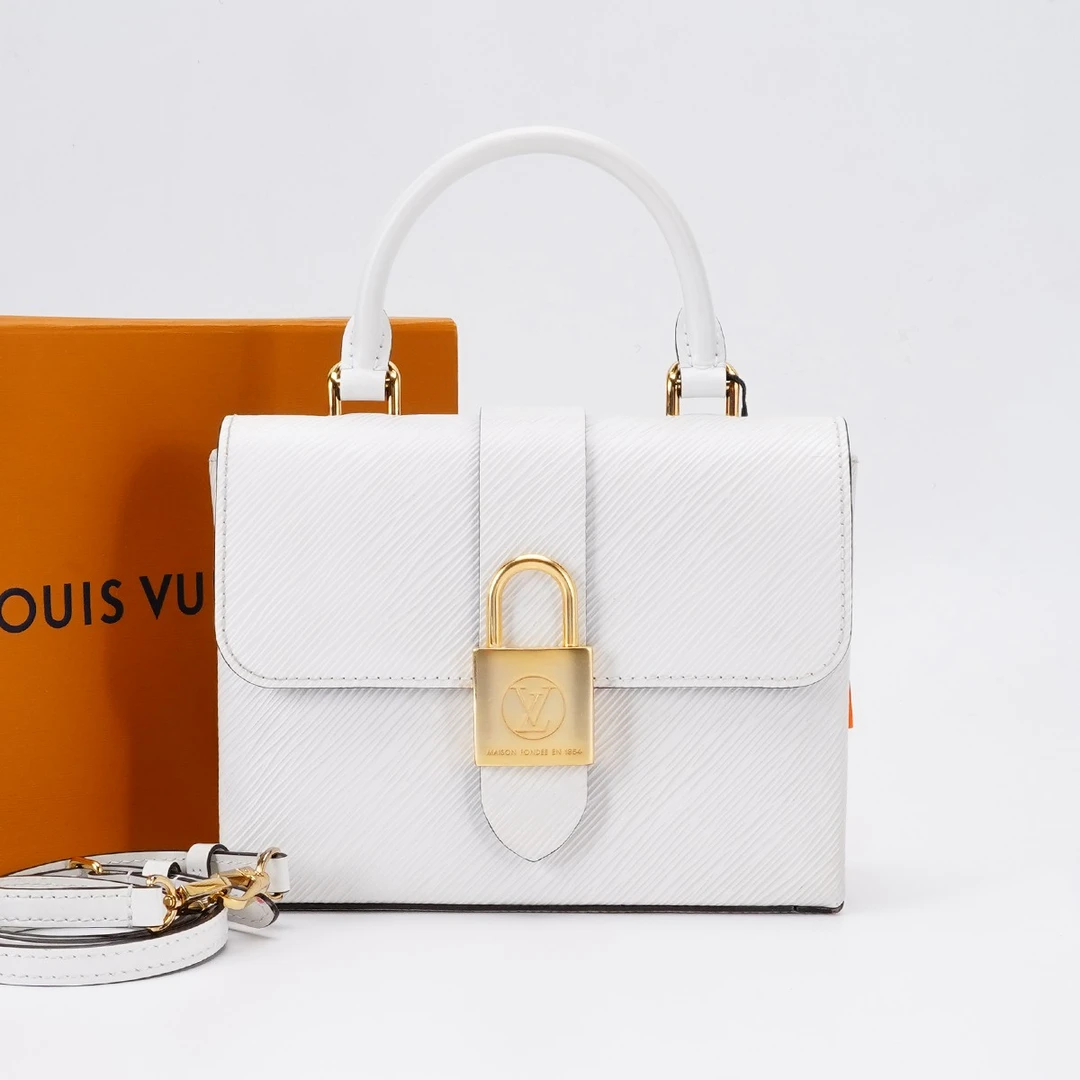 95新 LouisVuitton/路易威登 【总仓】 lockybb锁头包水波纹