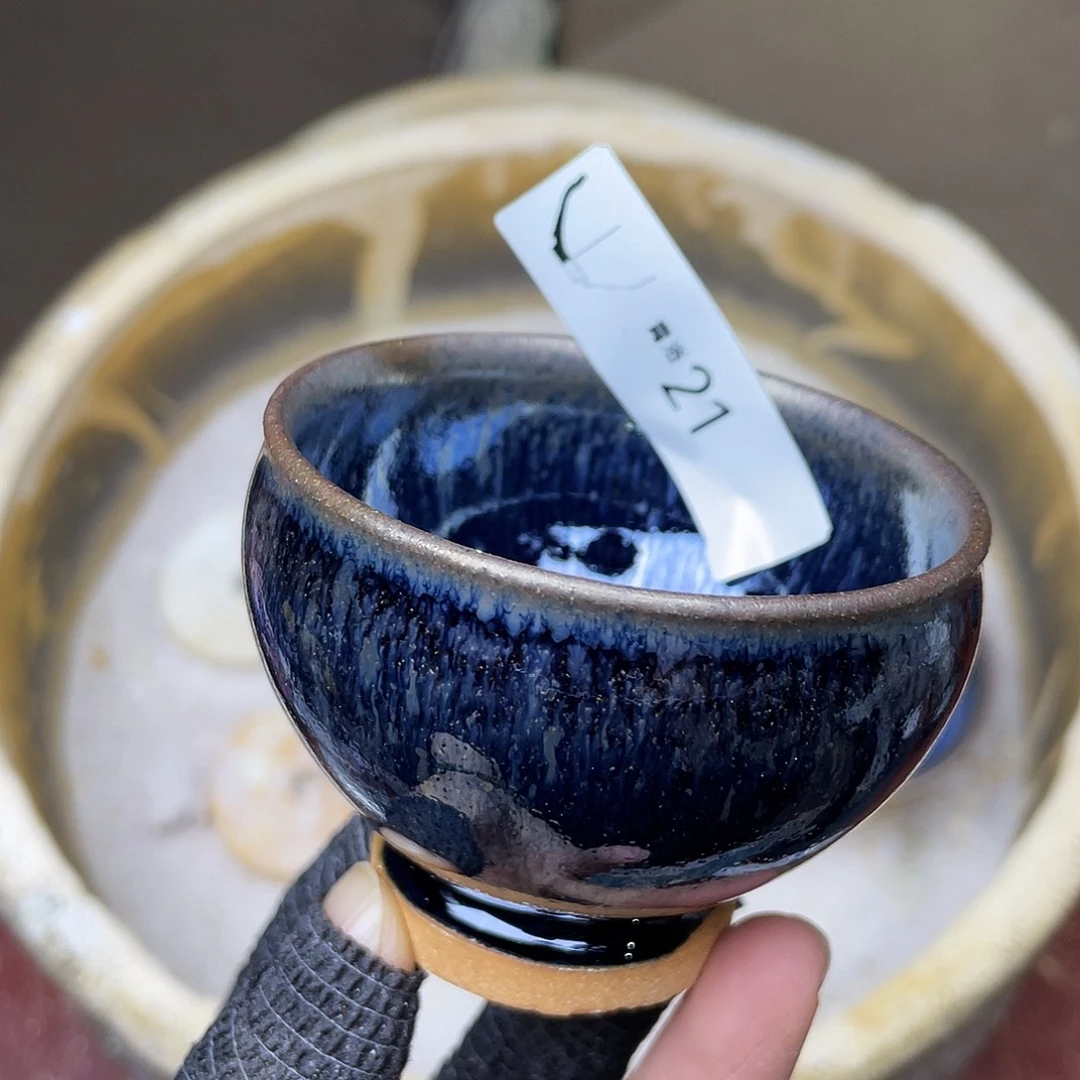 茶盏21 福临号建盏柴烧微瑕