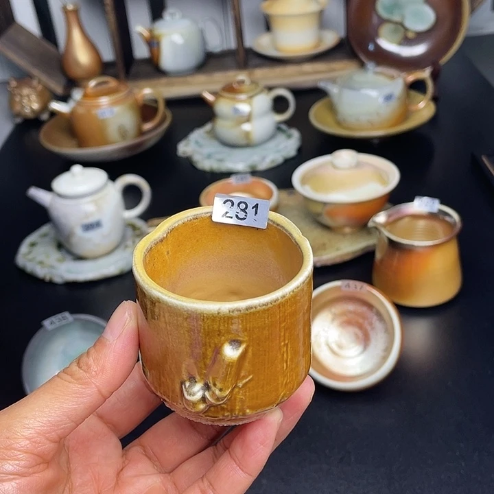 燃薪柴烧茶器主人杯