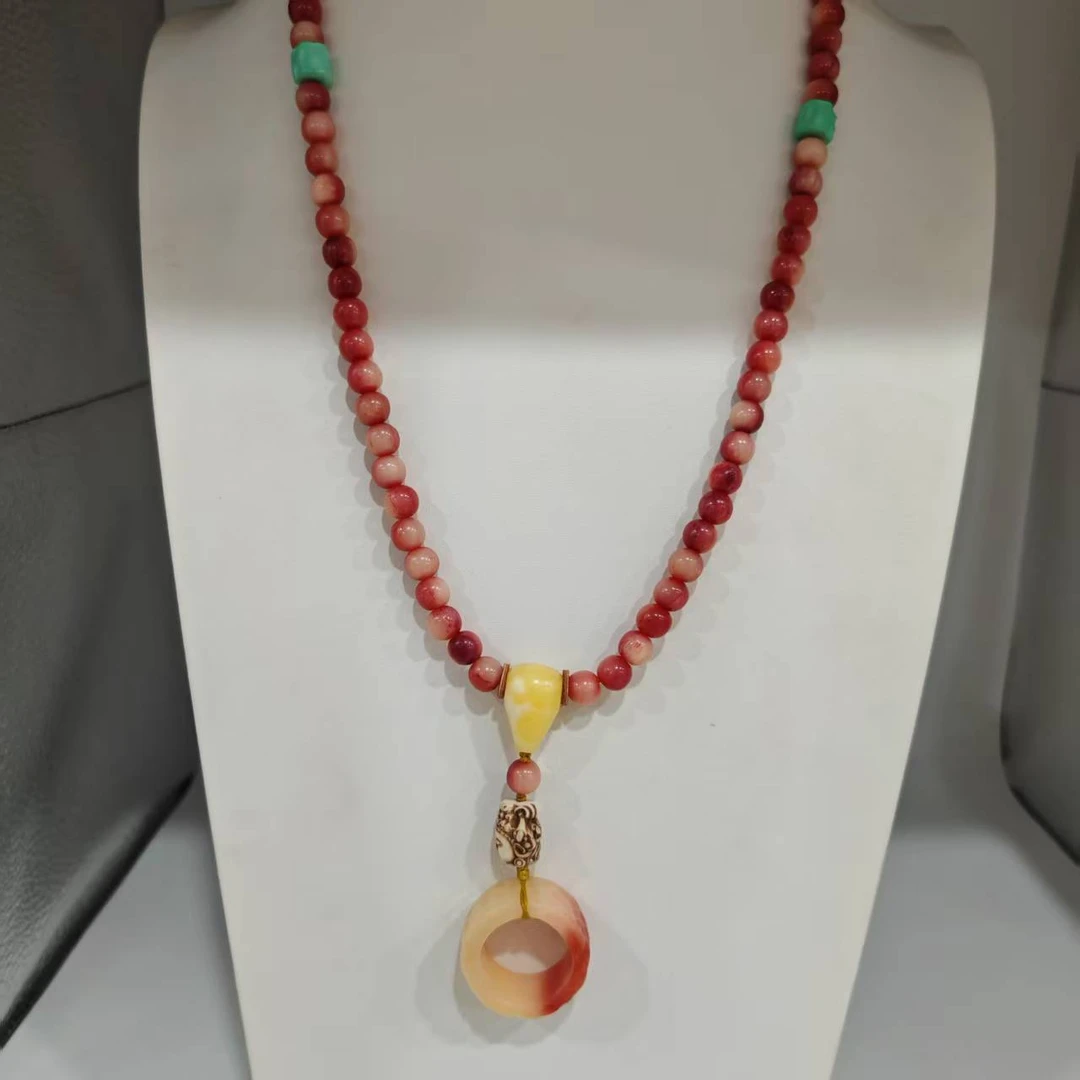 2号B72乎乎8mm圆珠项链