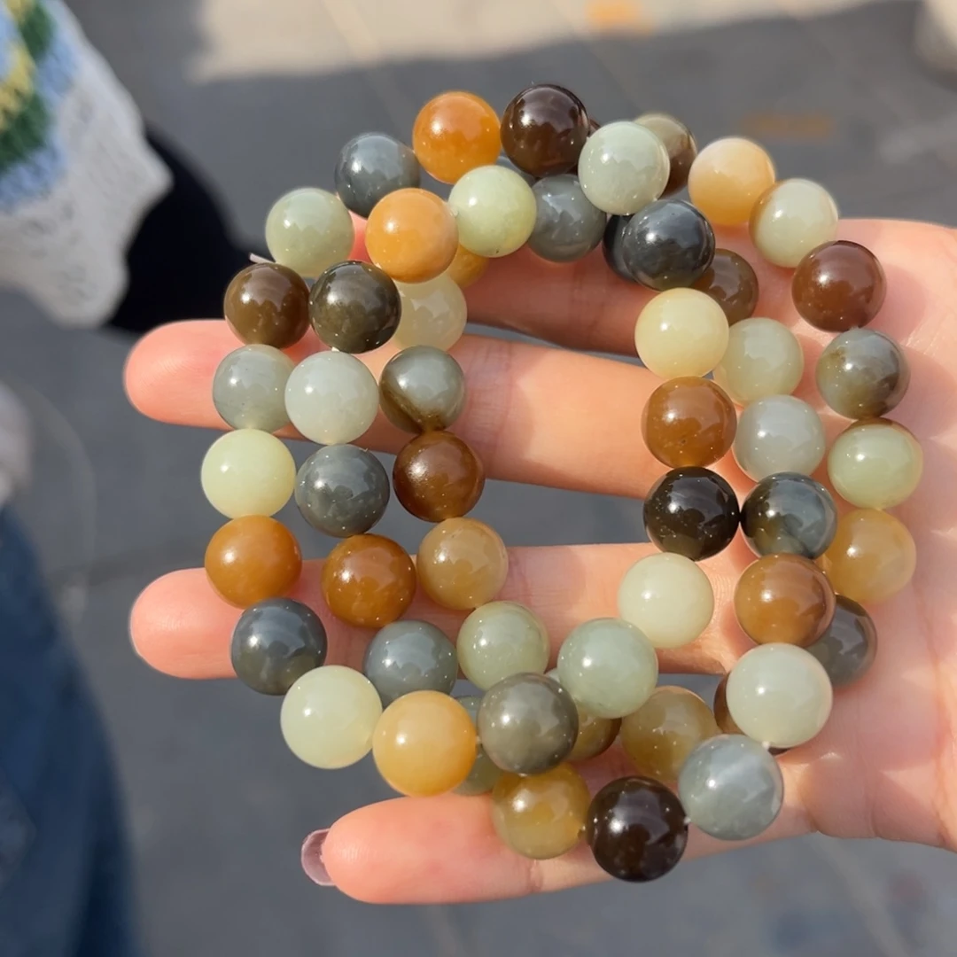 手串未镶嵌和田玉多样性发货拍一发一，9-10