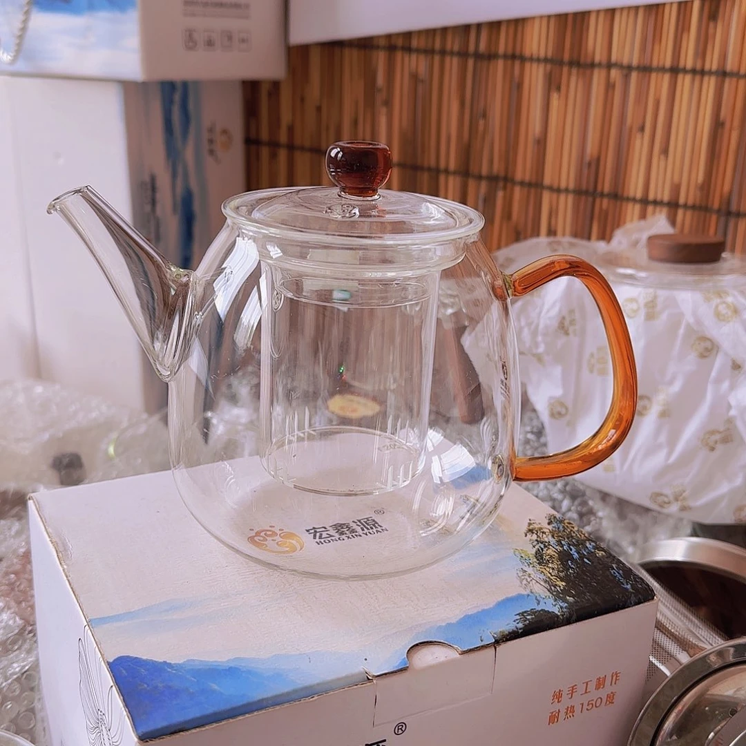 高硼硅玻璃茶水分离款H813全玻璃