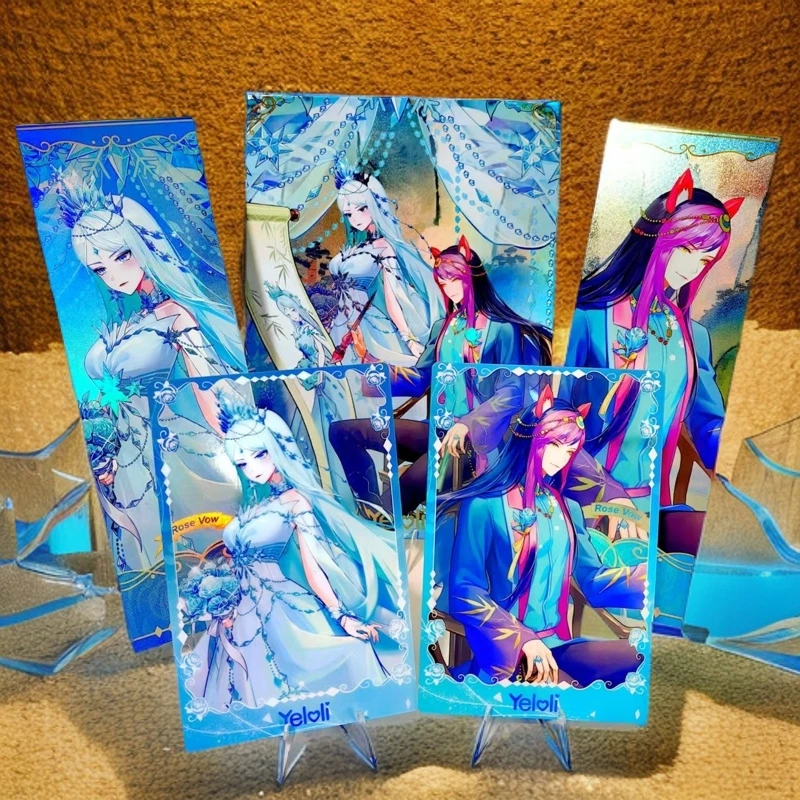 叶罗丽玫瑰誓约第一弹色纸自选王默必中镭射票自推冰公主透卡徽章