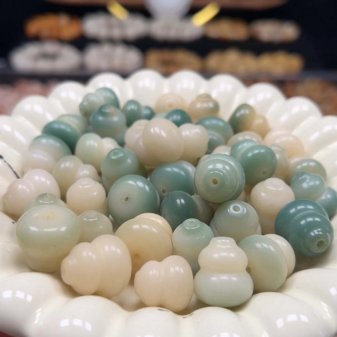 手串菩提根/象牙果瑕疵卡18左右海盐蓝葫芦20颗有坏