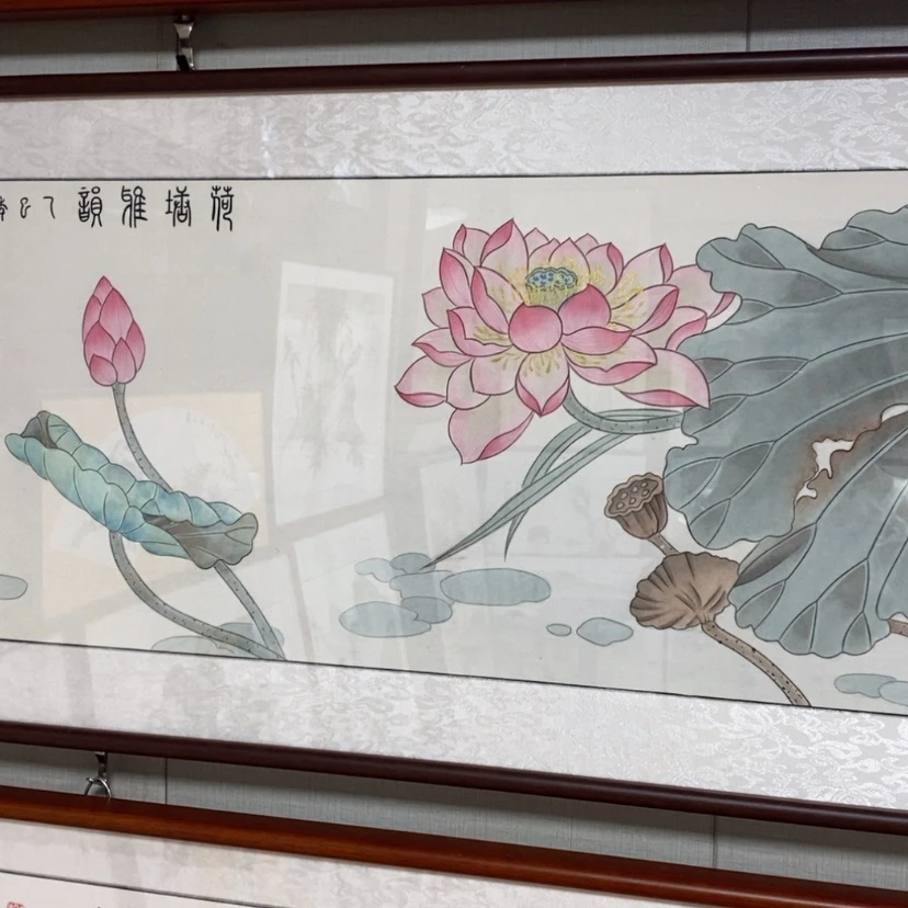 【闪购商品】国画手绘国画工笔带框