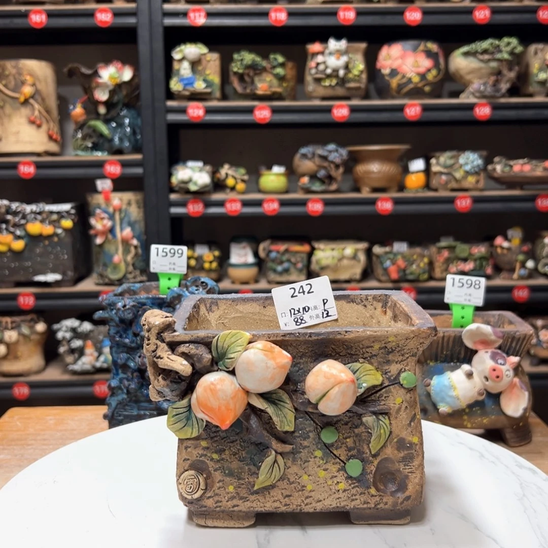 红陶242 号，雨田花器