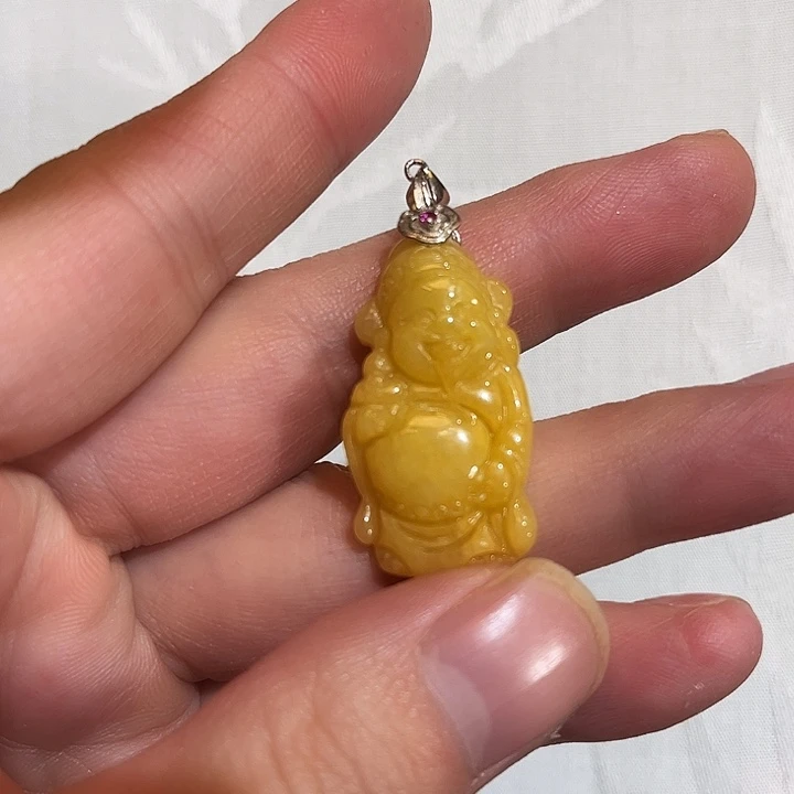 翡翠合金吊坠(赠链)国风