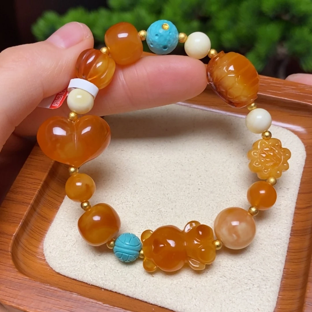 【闪购商品】手链蜜蜡未镶嵌手串