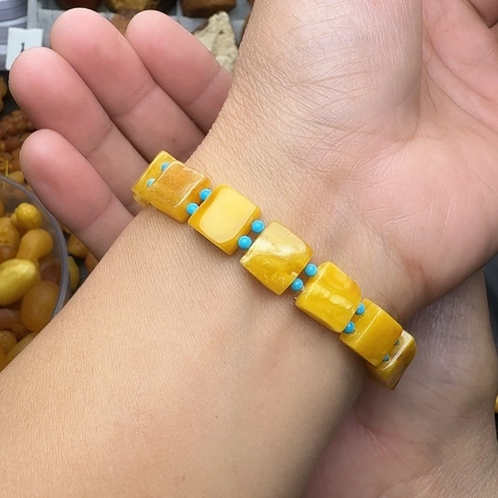 蜜蜡未镶嵌裸石天然蜜蜡手串