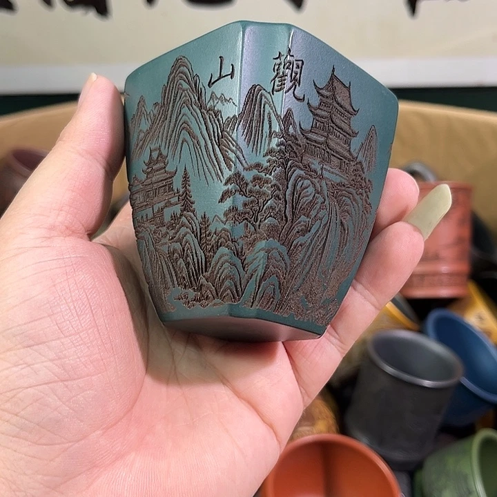 茶杯紫砂全手工紫砂主人杯